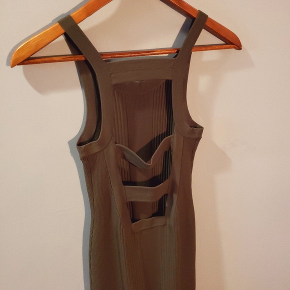 T by Alexander Wang Visible Straps Knit Dress - Picture 6 of 8